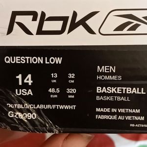 Reebok question low tops "phillies"